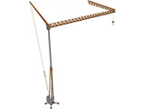 IGO 50 Self Erecting Tower Crane 3D Model