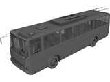 Ikarus 260 GVM Trolleybus 3D Model preview