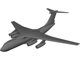 Ilyushin IL-76 Candid 3D Model preview