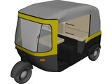 India City Car 3D Model preview