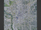Indianapolis City, IN, USA (2022) 3D Model