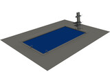 Indoor Pool 3D Model preview