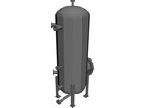 Industrial Air Receiver 3D Model preview