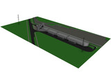 Industrial Base 3D Model