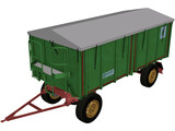 Industrial Trailer 3D Model preview