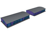 Industrial Units 3D Model