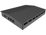 Industrial Warehouse 3D Model preview