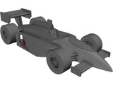 Indy Race Car 3D Model