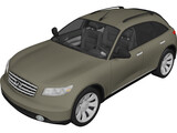 Infiniti FX45 3D Model preview