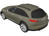 Infiniti FX45 3D Model