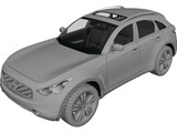 Infiniti FX50 3D Model preview