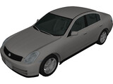 Infiniti G35 (2001) 3D Model preview