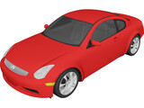 Infiniti G35 Coupe 3D Model preview