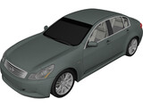 Infiniti G37 Sedan (2009) 3D Model preview