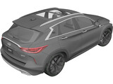 Infiniti QX50 (2019) 3D Model preview