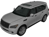 Infiniti QX56 (2011) 3D Model preview