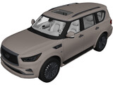 Infiniti QX80 (2018) 3D Model preview