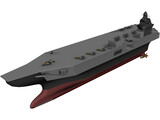 INS Vishal Super Carrier 3D Model preview