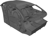 Alfa Romeo MiTo Interior (2009) 3D Model