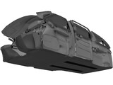 Interior Dodge Caravan (1996) 3D Model