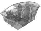 Interior Honda Civic Mugen (2004) 3D Model