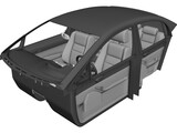 Interior Honda Civic 3D Model preview