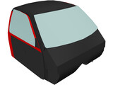 Interior Toyota Pickup (1990) 3D Model