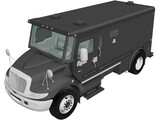International Durastar Armored Cash Truck (2002) 3D Model preview