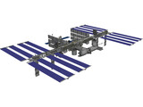 International Space Station (2011) 3D Model preview