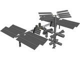 International Space Station 3D Model preview