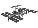 International Space Station (ISS) 3D Model preview