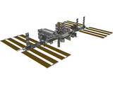 International Space Station (ISS) 3D Model preview