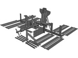International Space Station 3D Model preview