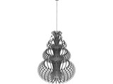 Iron Chandelier 3D Model preview