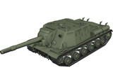 ISU-152 3D Model preview