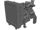Isuzu 4LE1 Auxilary Engine 3D Model preview