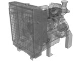 Isuzu 4LE1 Auxilary Engine 3D Model