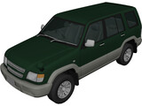 Isuzu Bighorn (2001) 3D Model preview