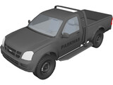 Isuzu D-Max (2006) 3D Model preview