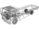 Isuzu Forward V Cargo (1998) 3D Model