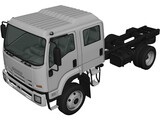 Isuzu FTS800 CrewCab Chassis (2014) 3D Model preview