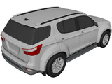 Isuzu Mu-X (2020) 3D Model preview