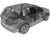 Isuzu Mu-X (2020) 3D Model