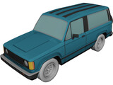 Isuzu Trooper (1986) 3D Model preview