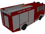 Iveco Firetruck 3D Model