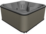 Jacuzzi Bathtub 3D Model preview