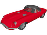 Jaguar E-type 3D Model preview
