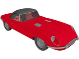 Jaguar E-type 3D Model