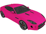 Jaguar F-Type R (2015) 3D Model