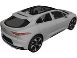 Jaguar I-Pace (2019) 3D Model preview